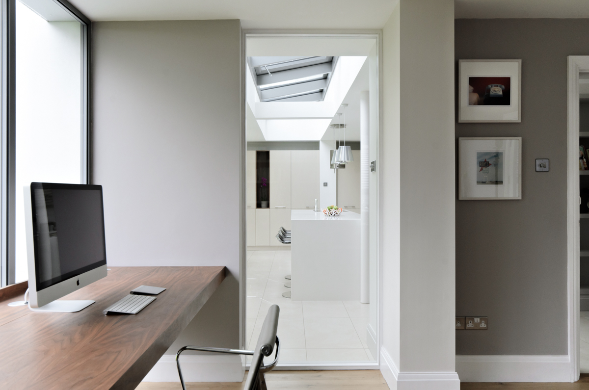 Bespoke desk with iMac