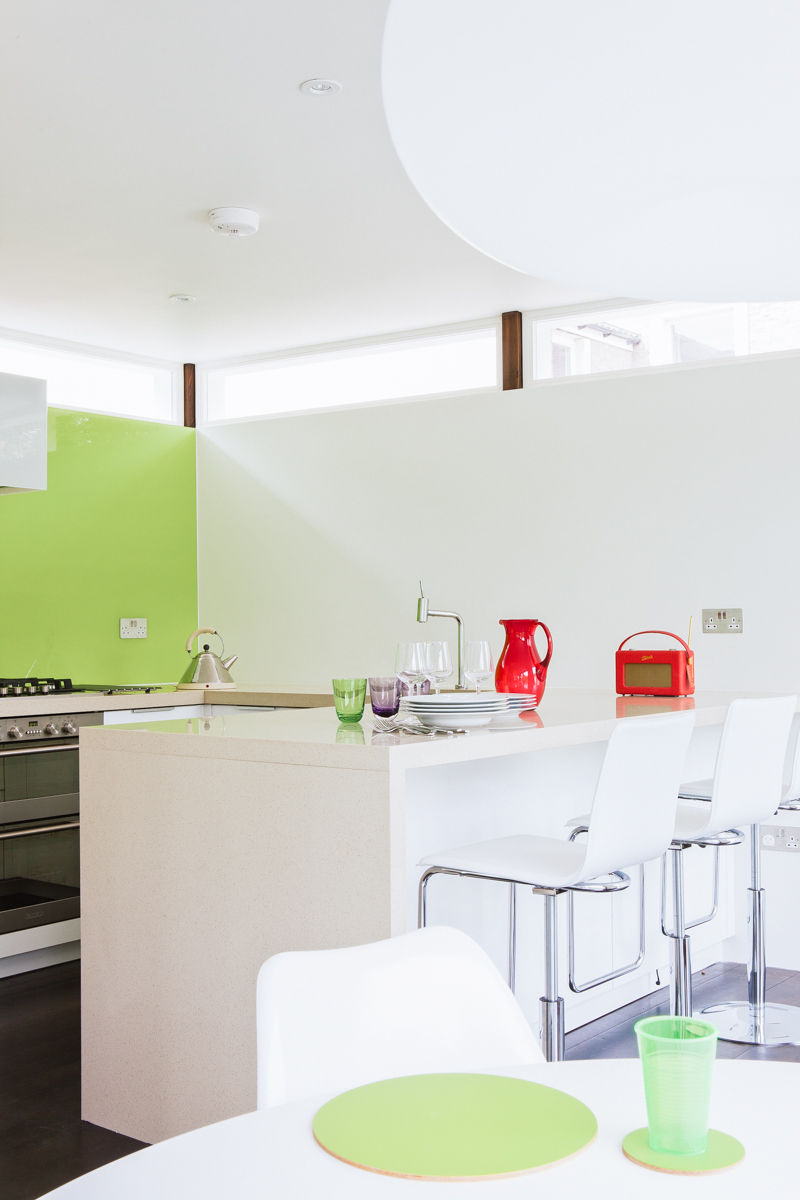 Modern kitchen with clerestory