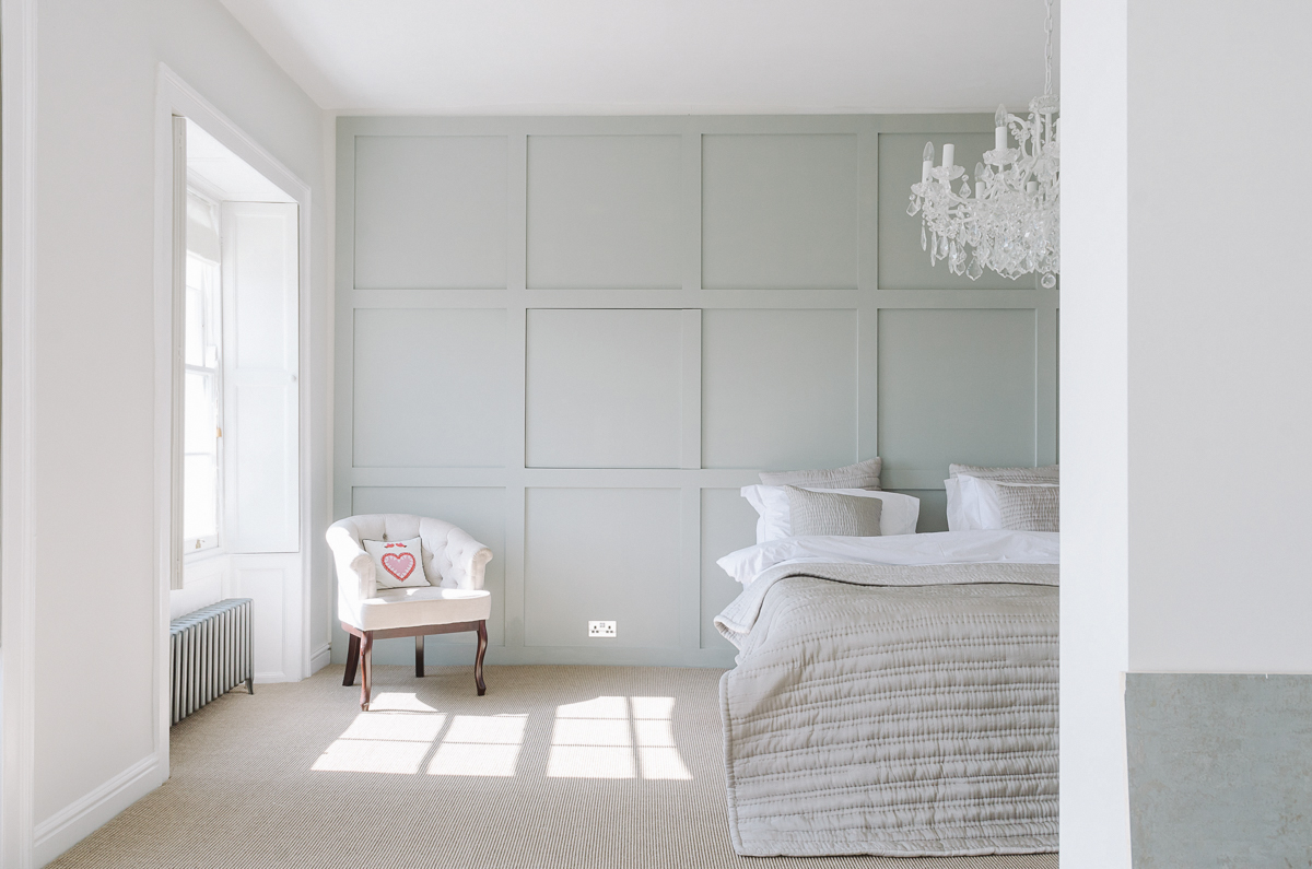 Panelled bedroom