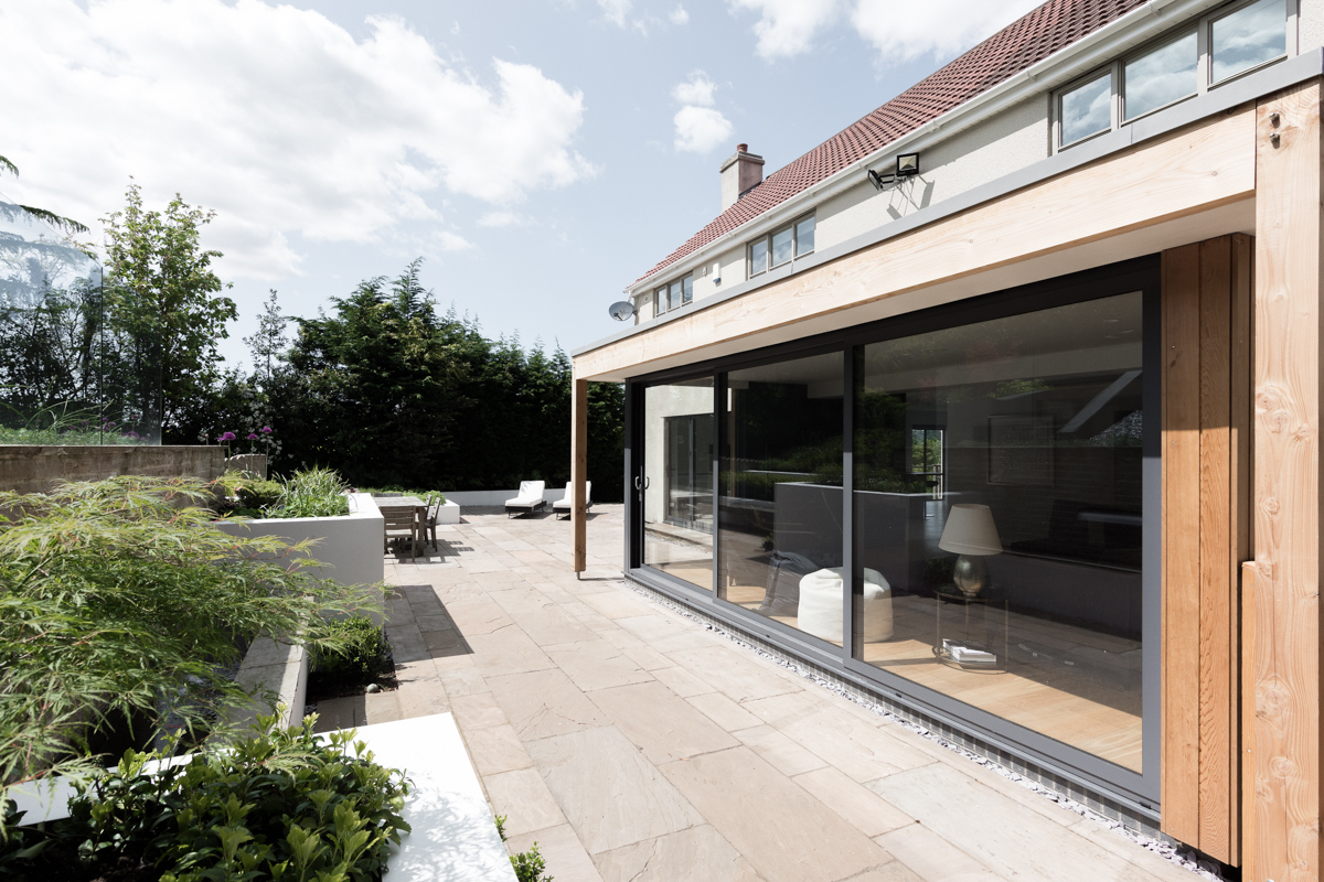 Timber pergola shading