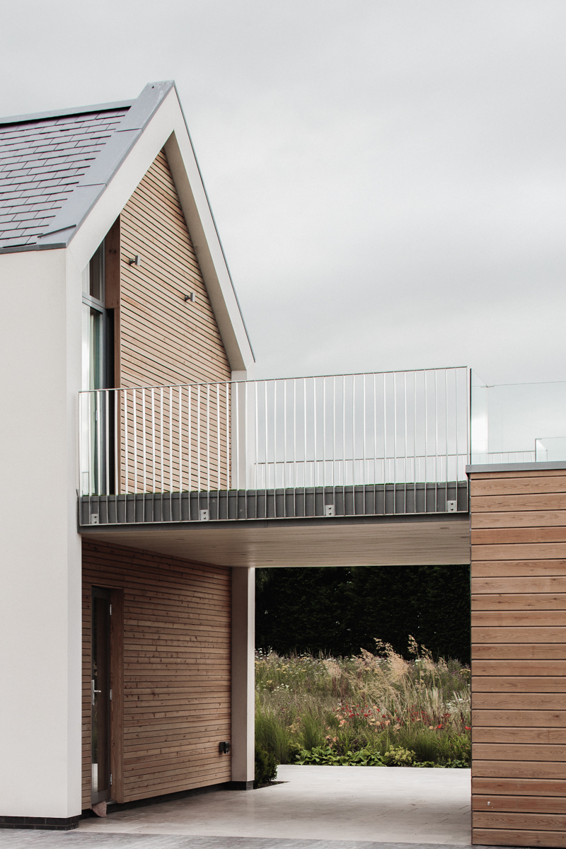 Bristol architecture project with timber cladding and glazed balcony