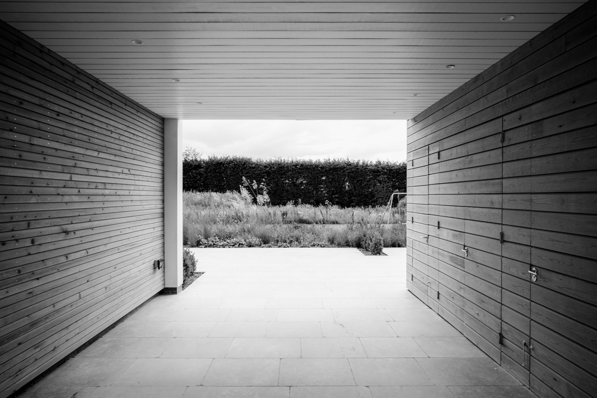 Timber lined undercroft