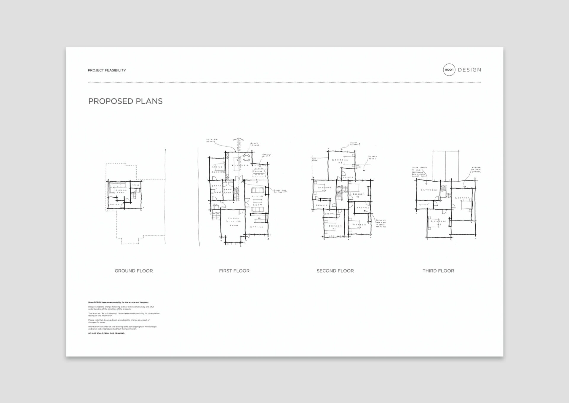 Feasibility sketch plans