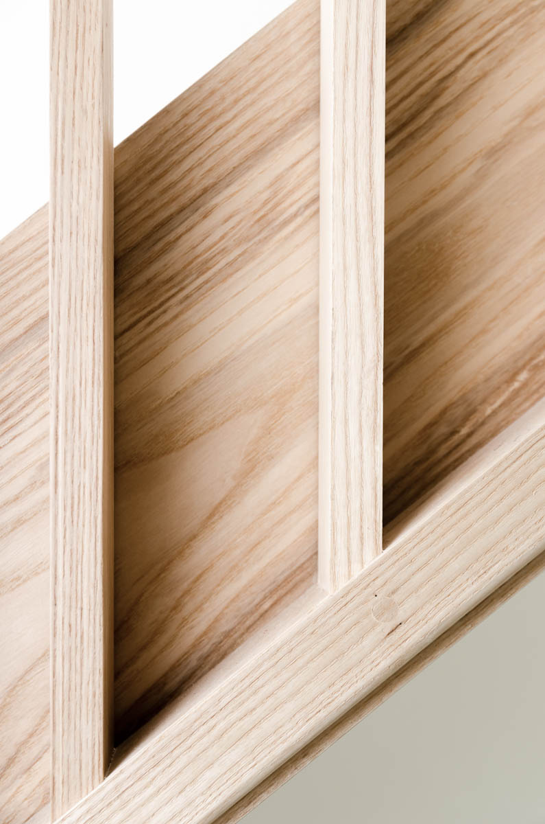 Modern timber stair baluster detail